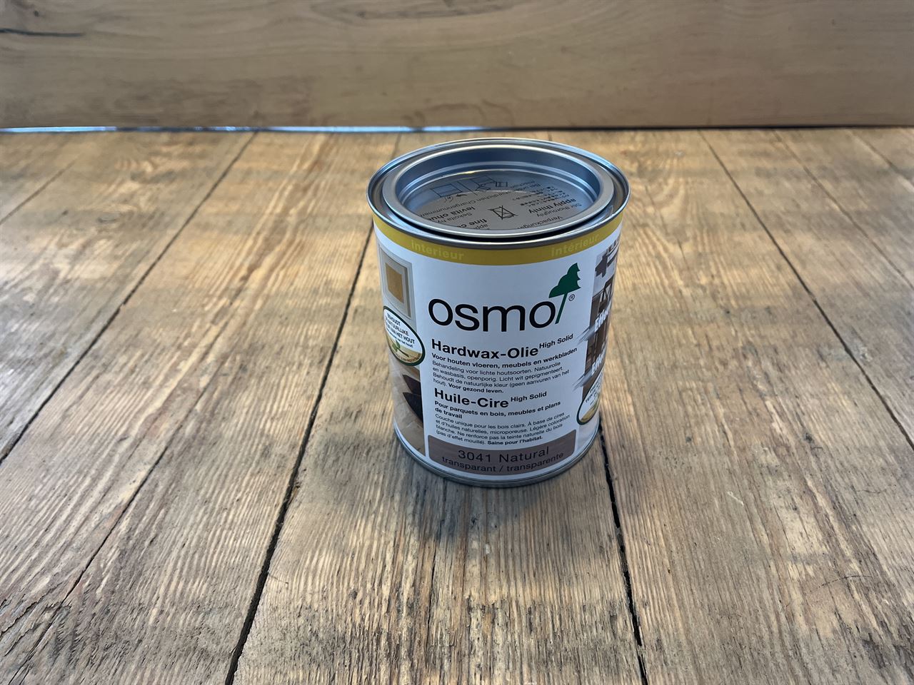 Osmo hardwaxolie 3041 (wit) naturel 0,75l