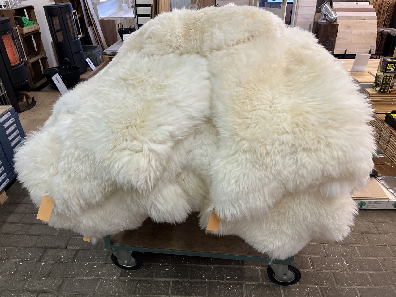 Schapenvacht wit