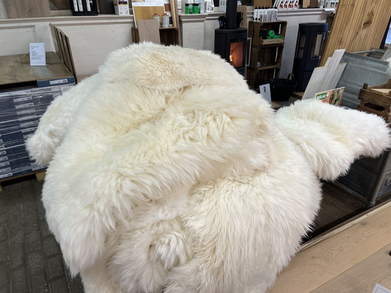 Schapenvacht wit